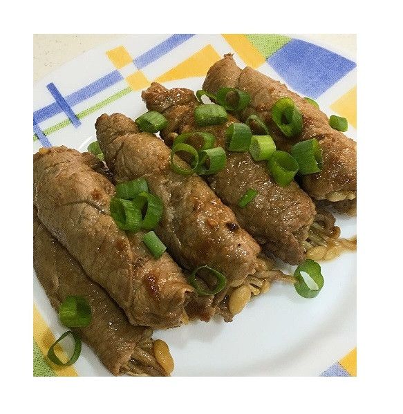 沙茶牛肉捲
