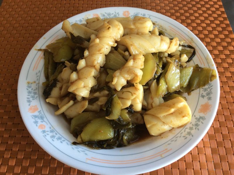 酸菜鮮魷