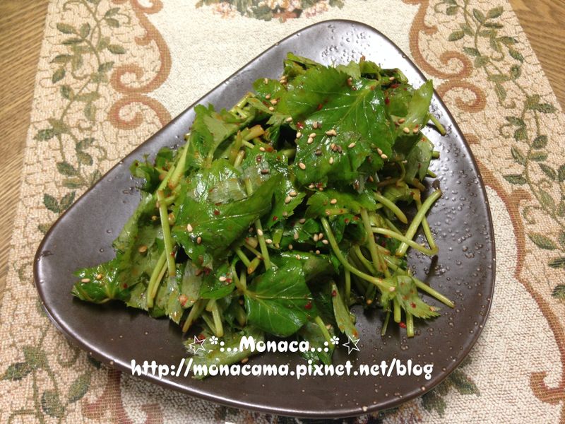 韓式涼拌茴芹참나물겉절이