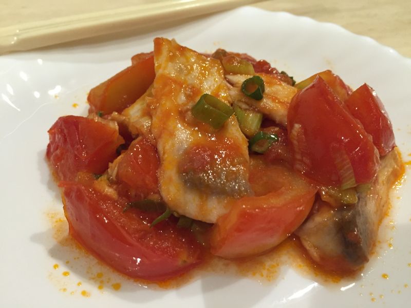 【減肥食譜】番茄魚片