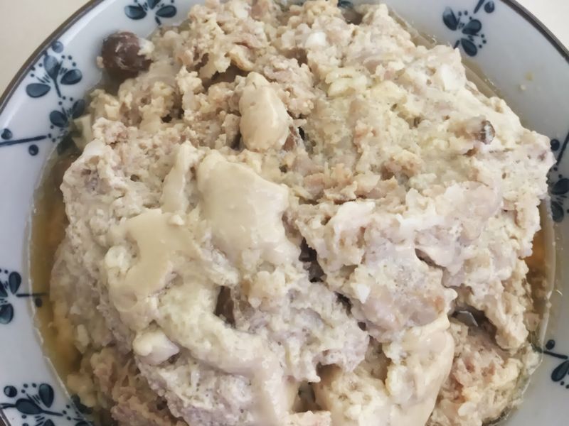 破布子蒸絞肉
