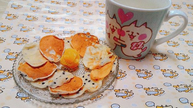 鬆餅粉做芝麻小甜餅