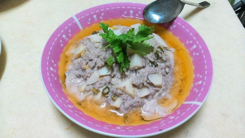 夏日氣息~筍丁蒸肉🍛