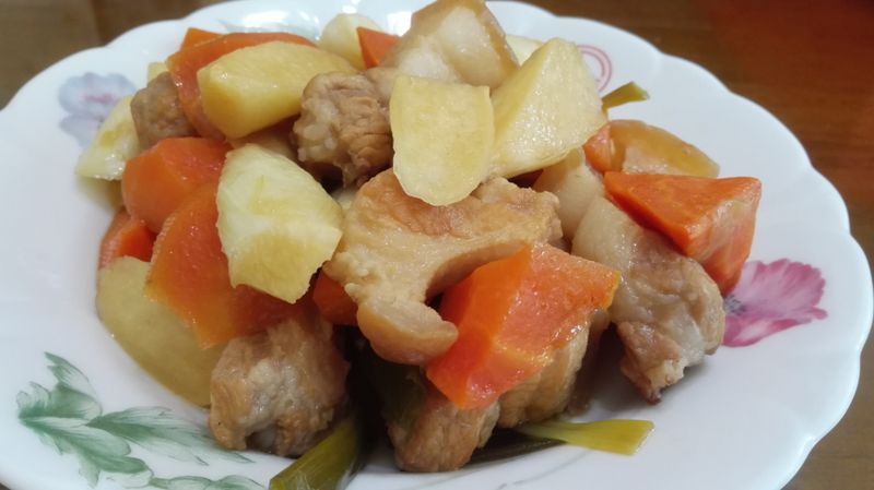 茭白筍滷肉