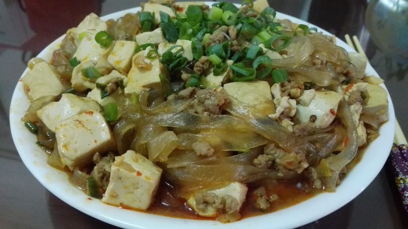 咖哩麻婆豆腐粉絲煲