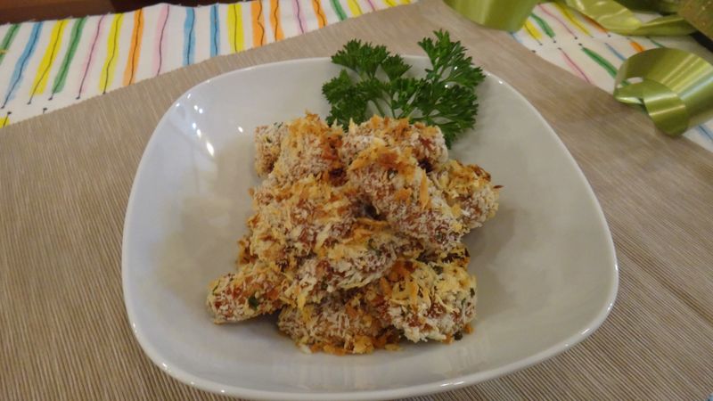 酥脆香草雞丁塊