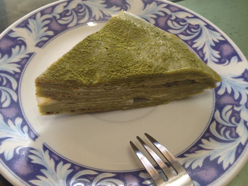 抹茶千層派