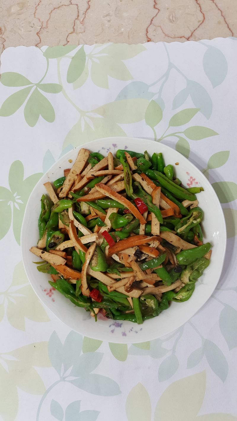鼓椒炒豆干絲