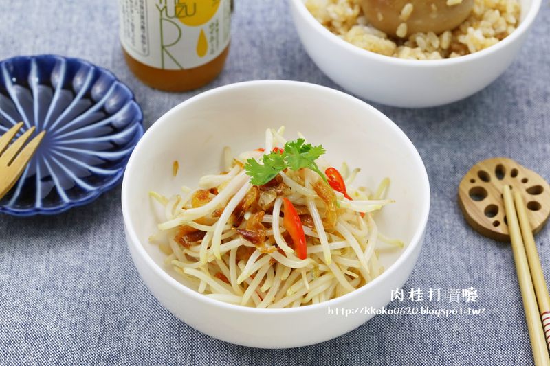櫻花蝦拌銀芽