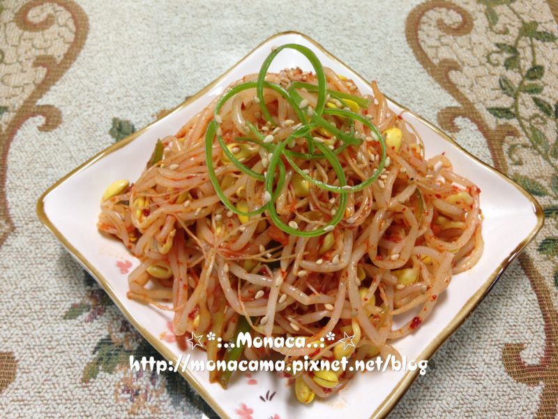 韓式涼拌黃豆芽콩나물무침