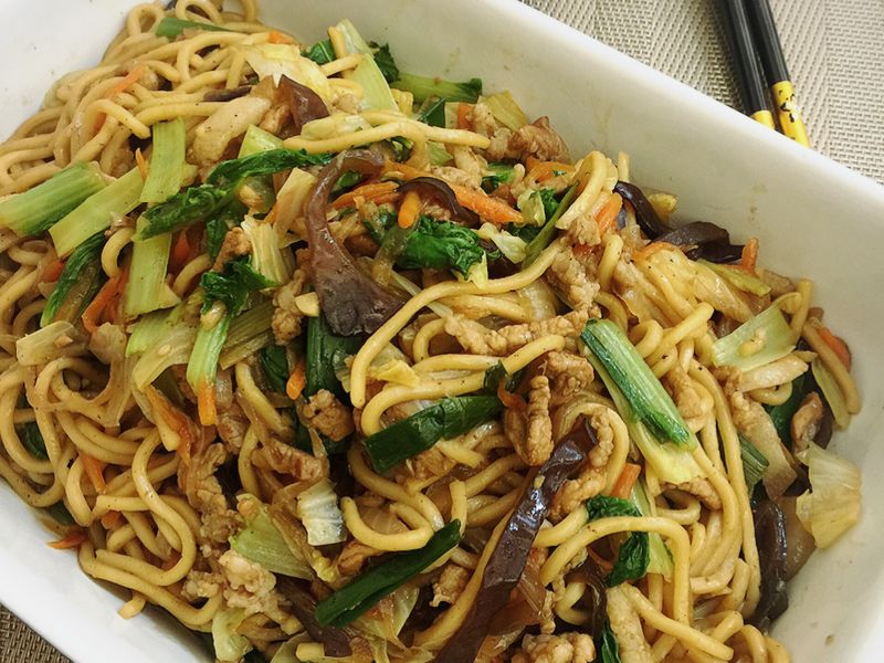 肉絲炒麵