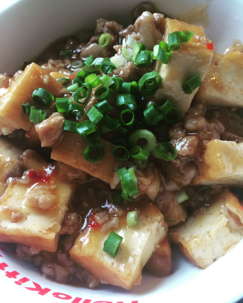 麻婆豆腐風～油豆腐拌絞肉