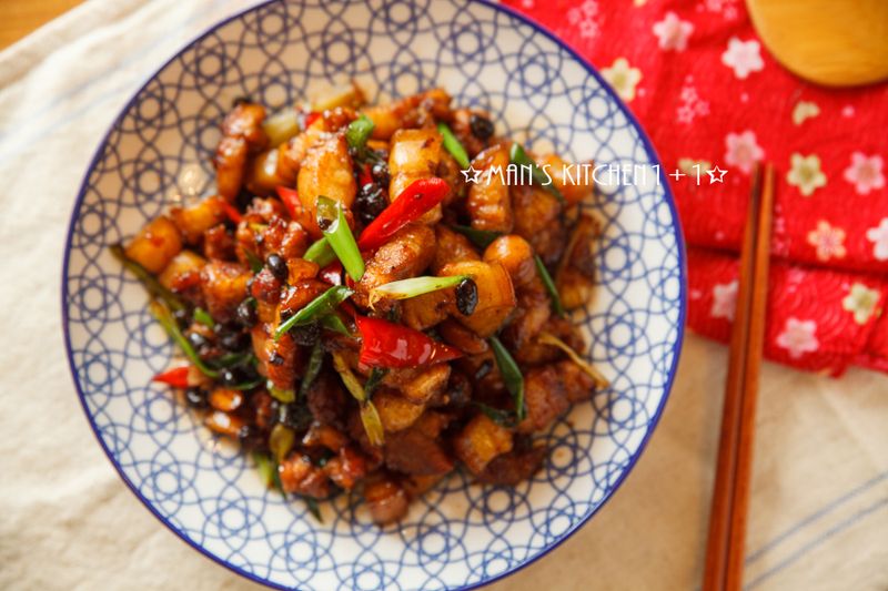豆豉豬五花 - {家常經典}