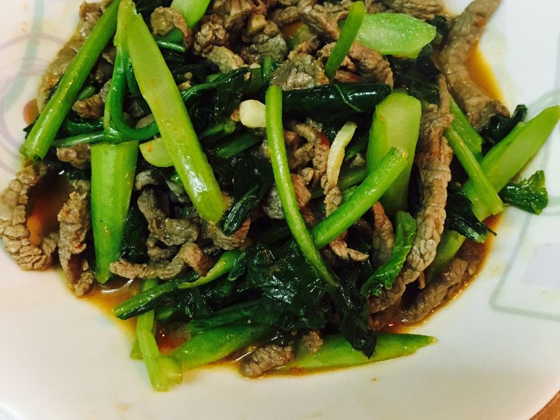 芥藍牛肉絲