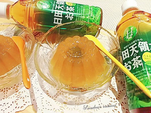 寒天梅子綠茶凍【日田天領水】八女茶