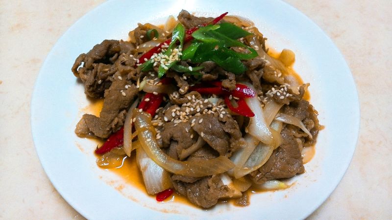 15分鐘~洋蔥燒肉