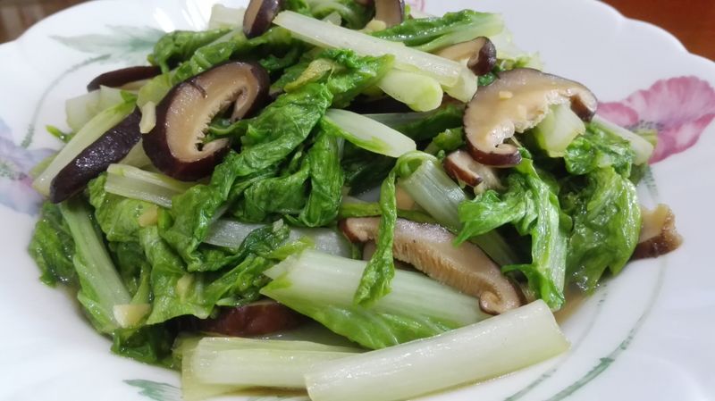 蠔油香菇白菜