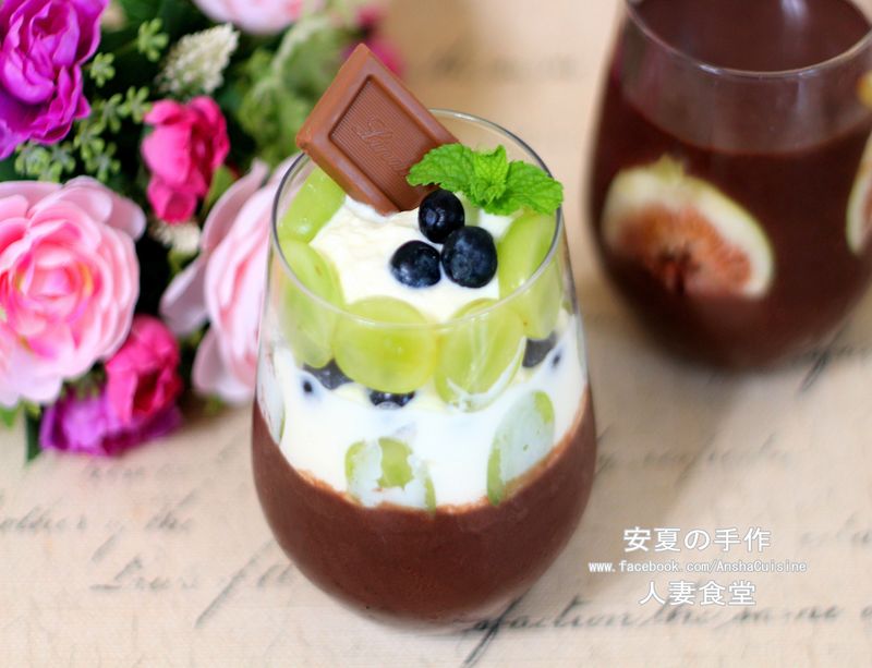 免烤箱-巧克力慕斯- 4種食材就搞定!