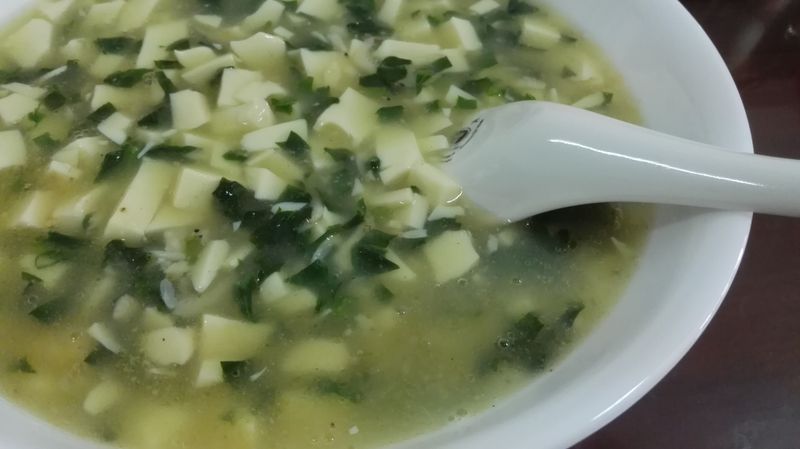 芥蘭豆腐羹