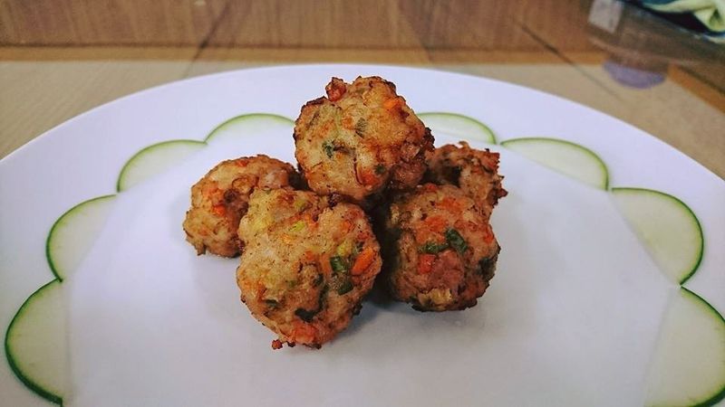 酥炸鮮蝦丸