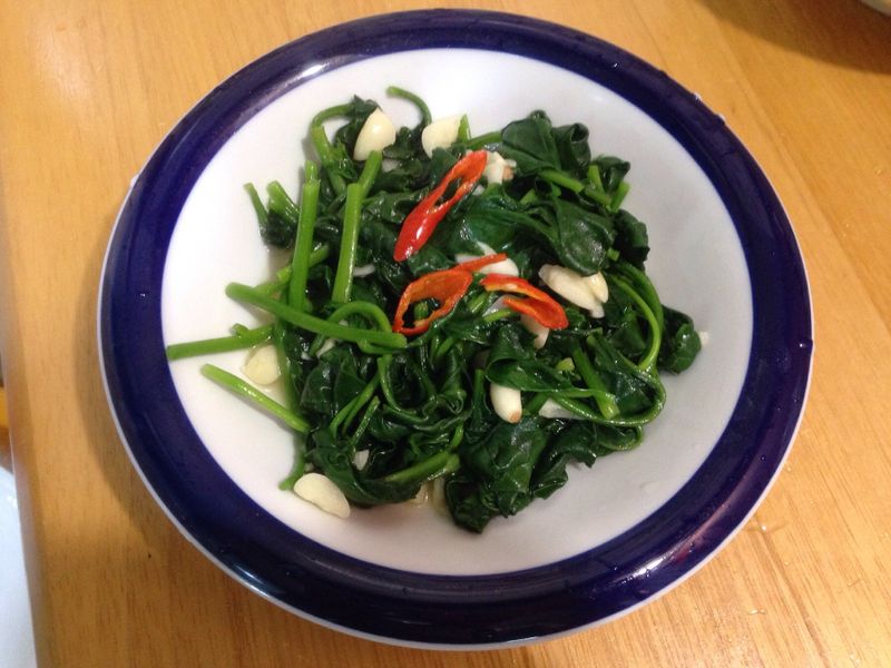 蒜炒黃宮菜