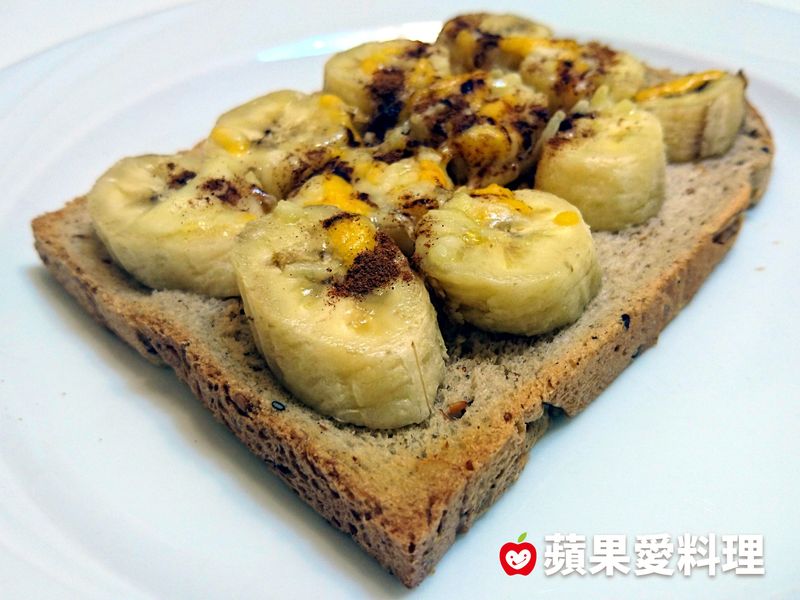 焗烤香蕉土司(3分鐘)