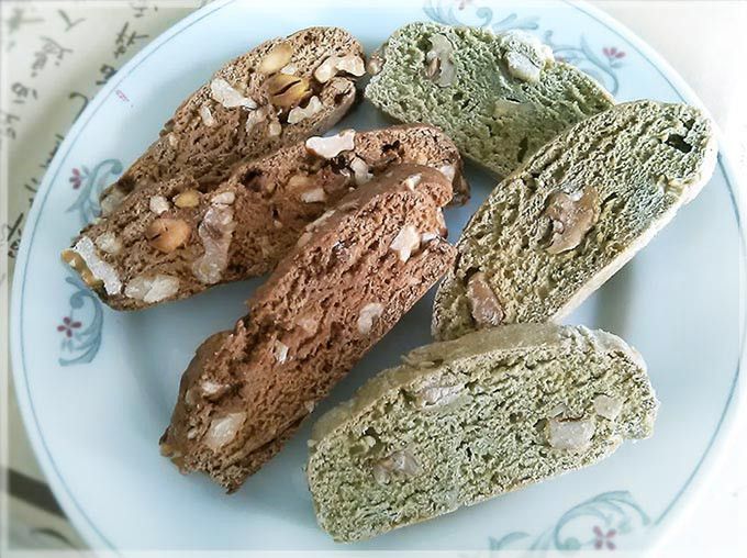 黑糖&抹茶比斯考提♥