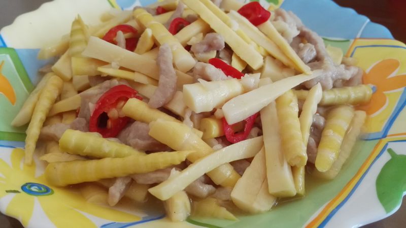 箭筍炒肉絲
