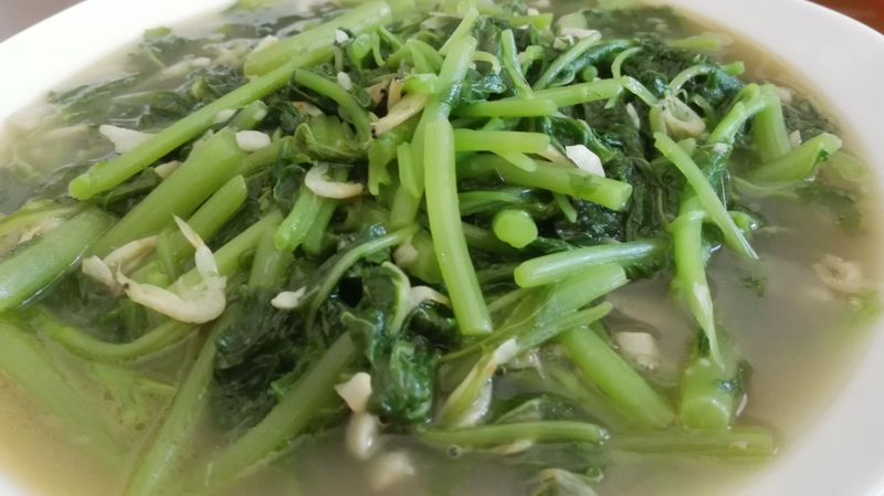 莧菜炒蝦皮