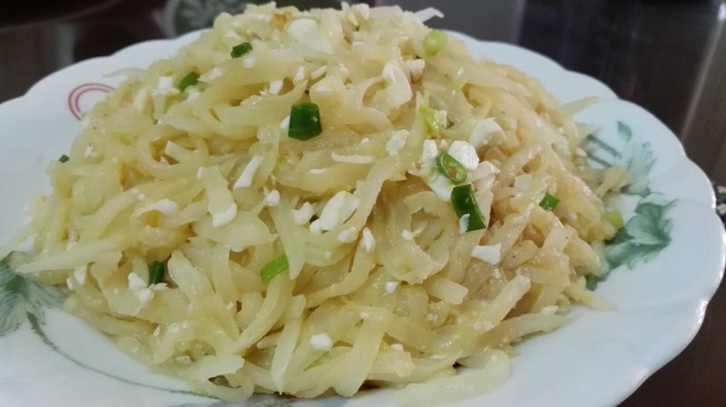蘿蔔絲炒鹹蛋