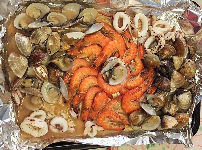 15分鐘西班牙烤海鮮