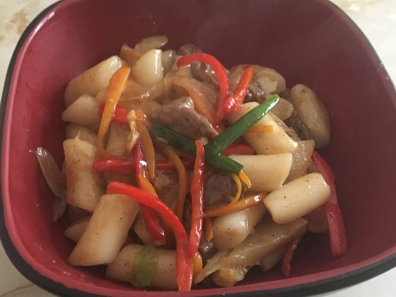 韓式醬炒年糕