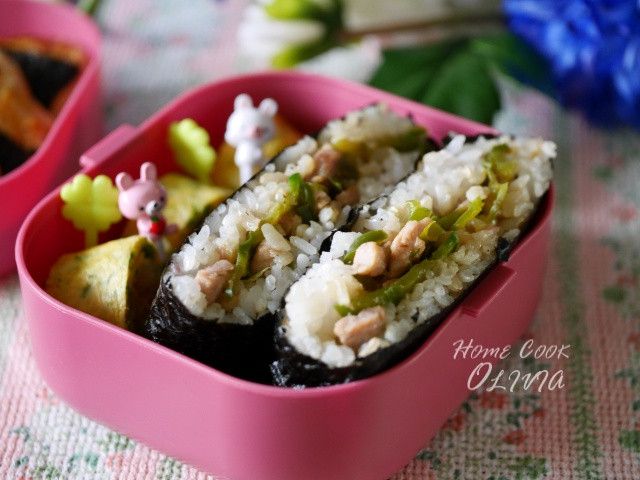 Olivia♥青椒肉絲包飯糰