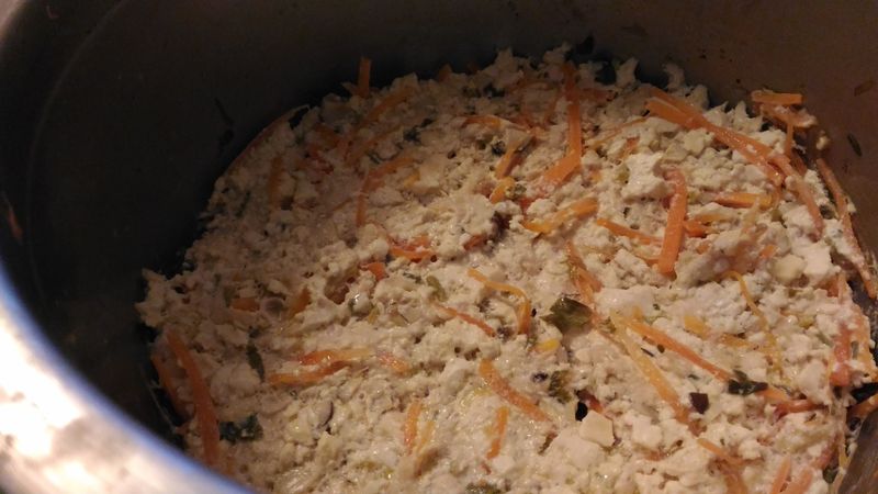 雞肉蒸豆腐