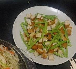 豆干炒四季豆