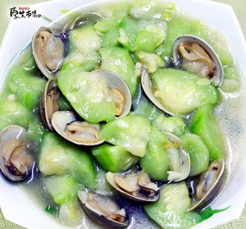 【厚生廚房】絲瓜炒蛤蜊