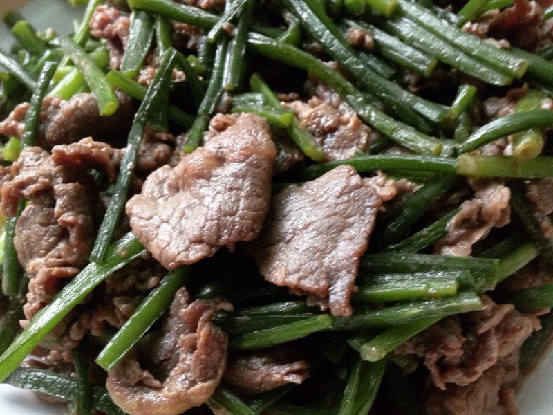 韭菜牛肉