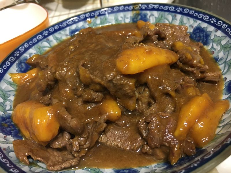 芒果炒牛肉