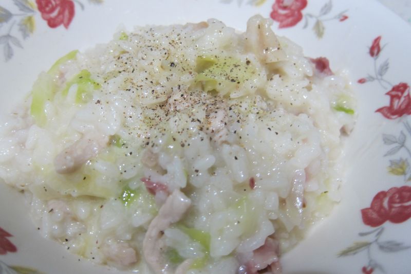 培根豬肉燉饭