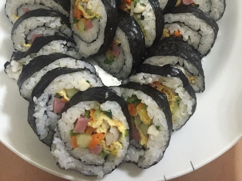 家常韓式飯捲