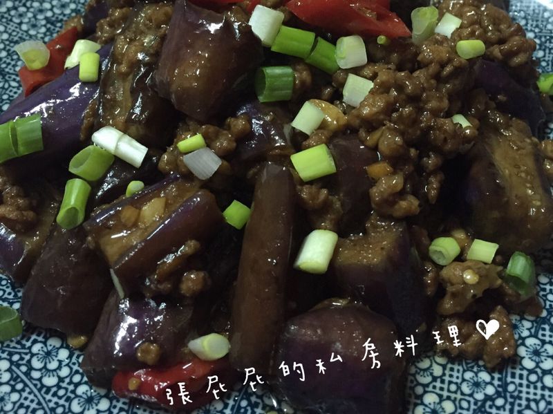醬爆碎肉茄