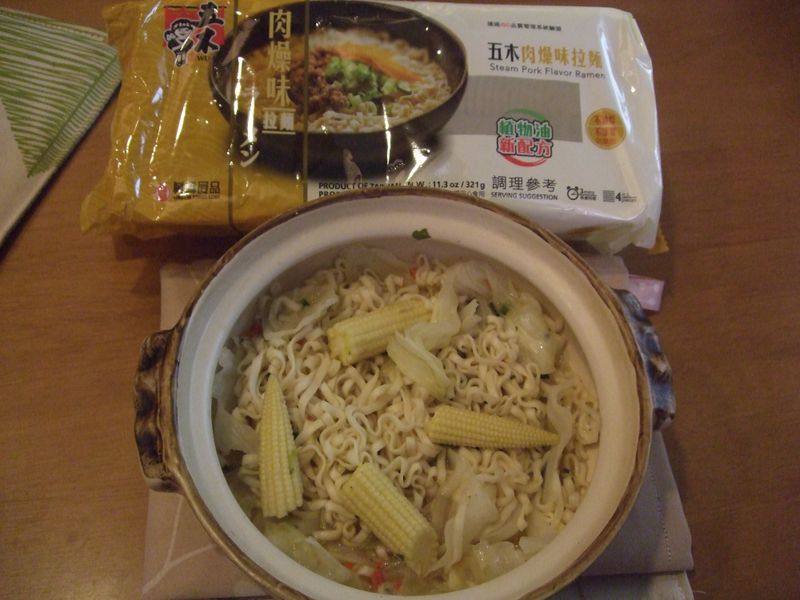懶人肉燥炒麵