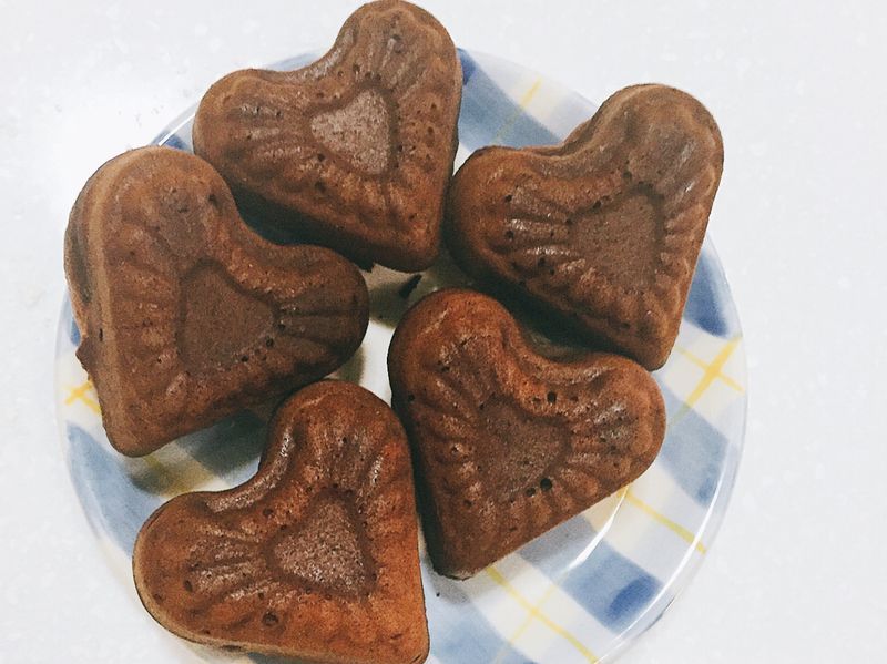 香蕉愛心蛋糕🍌❤️