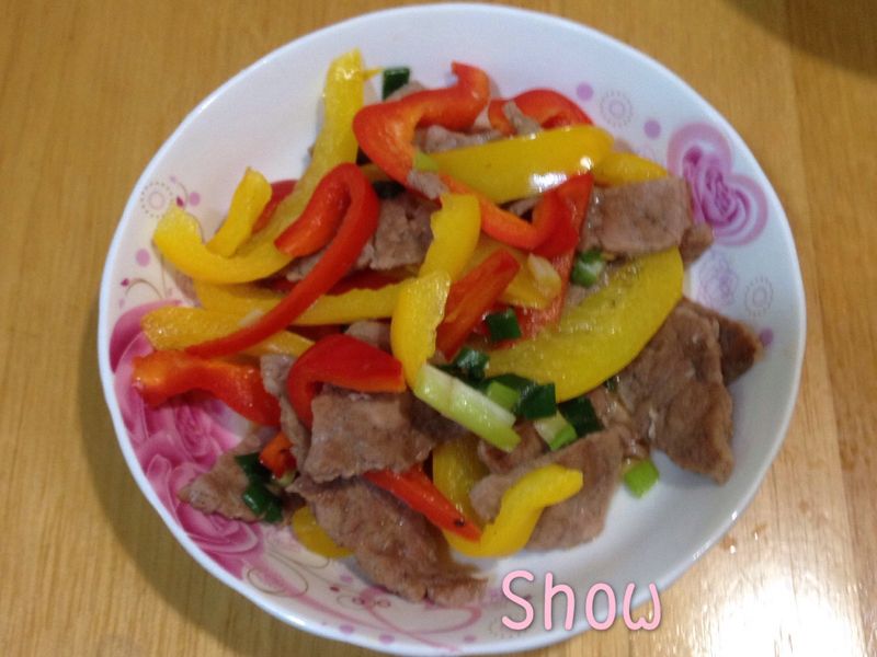 甜椒豬肉排