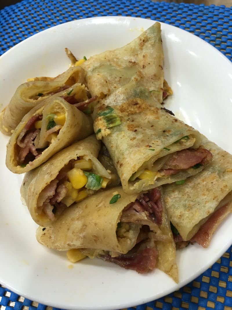 全麥培根玉米蛋餅