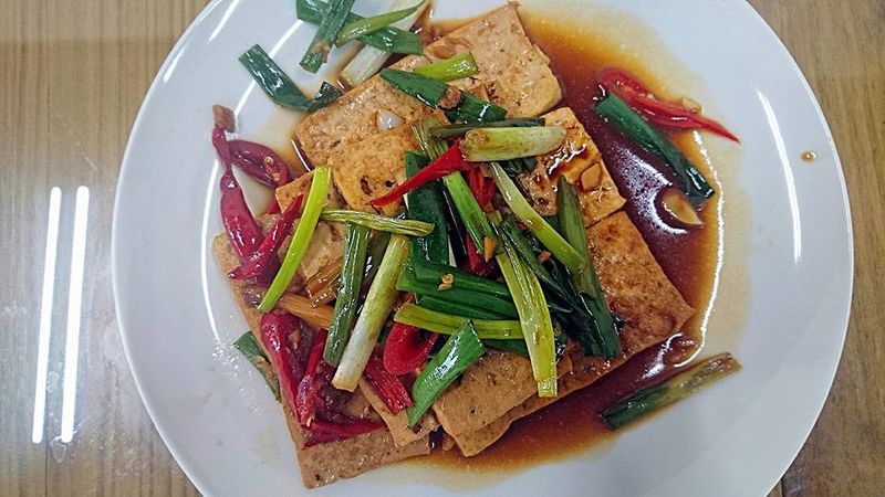 蔥燒豆腐