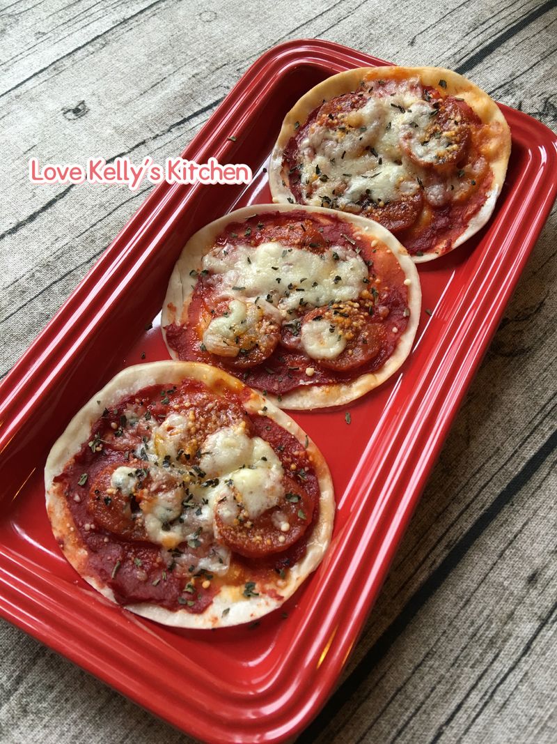 迷你辣肉腸Pizza