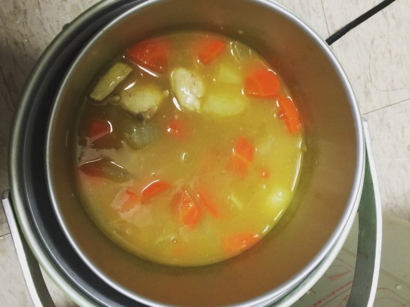 初次煮咖哩！