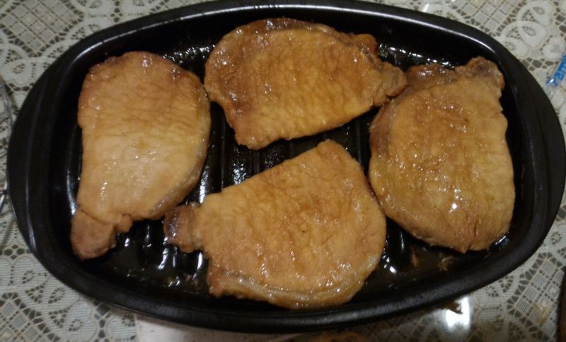 微波爐版薑燒里肌肉排