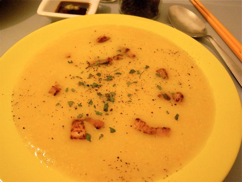 親食甜美。高麗菜濃湯